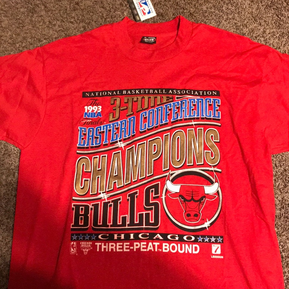 Vintage 1993 Chicago Bulls Conference Champions